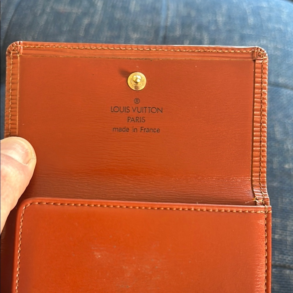 Louis Vuitton Epi Textured Leather Wallet - Orange - Picture 4 of 8